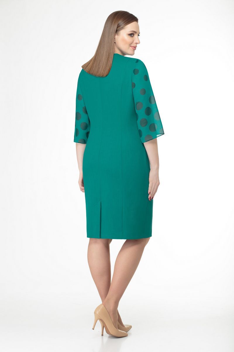 Платье VOLNA 1181 бирюзово-зеленый