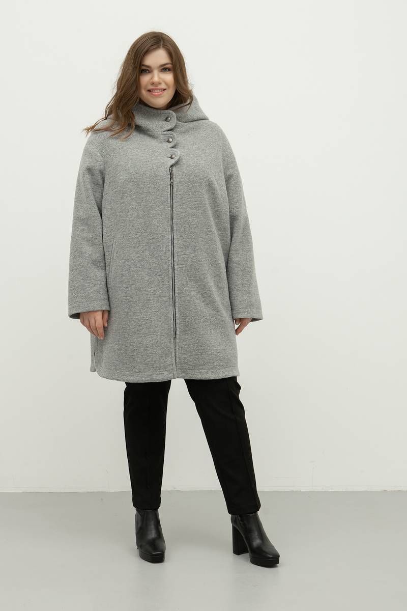 Женское пальто Bugalux 425 170-темно серый