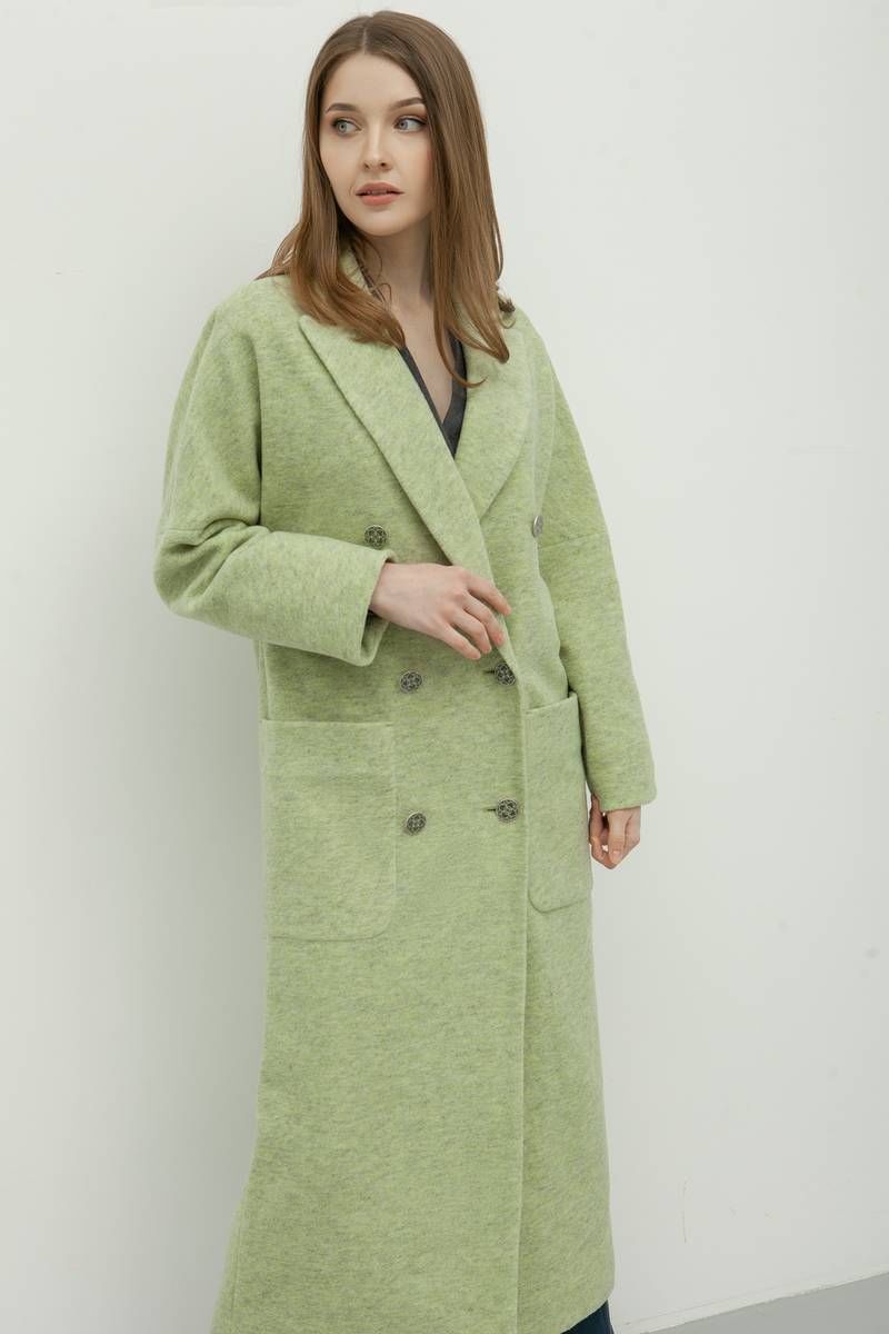 Женское пальто Bugalux 938 164-зелень