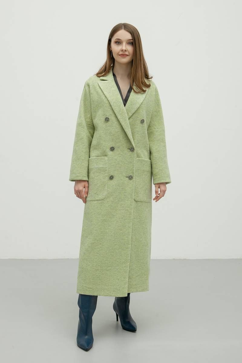 Женское пальто Bugalux 938 170-зелень