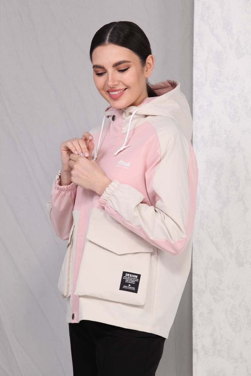 Женская куртка Beautiful&Free 4046 розовый