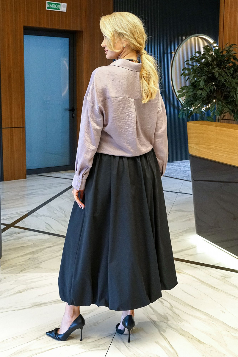 Юбочный комплект Alani Collection 2400 сирень-черный