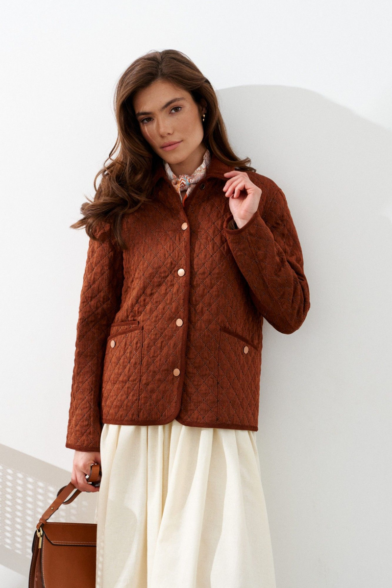 Женская куртка Colors of PAPAYA NEW 1548-2 терракот