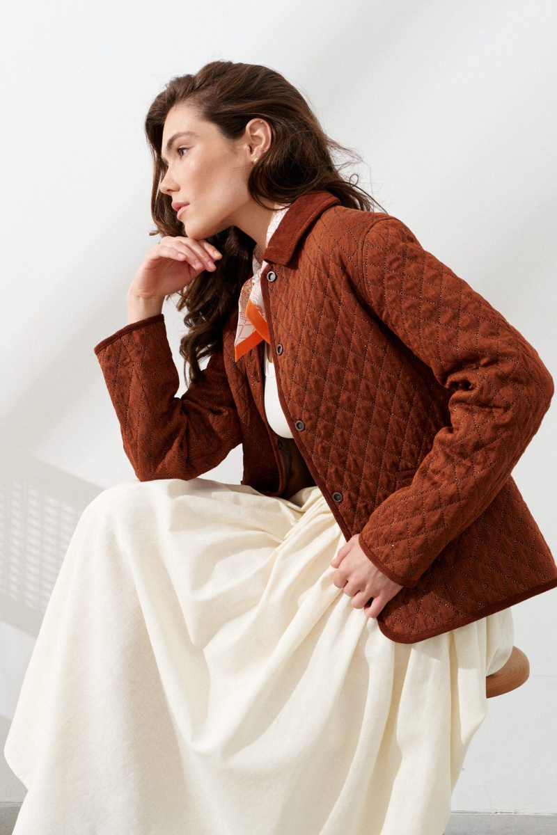 Женская куртка Colors of PAPAYA NEW 1548-2 терракот