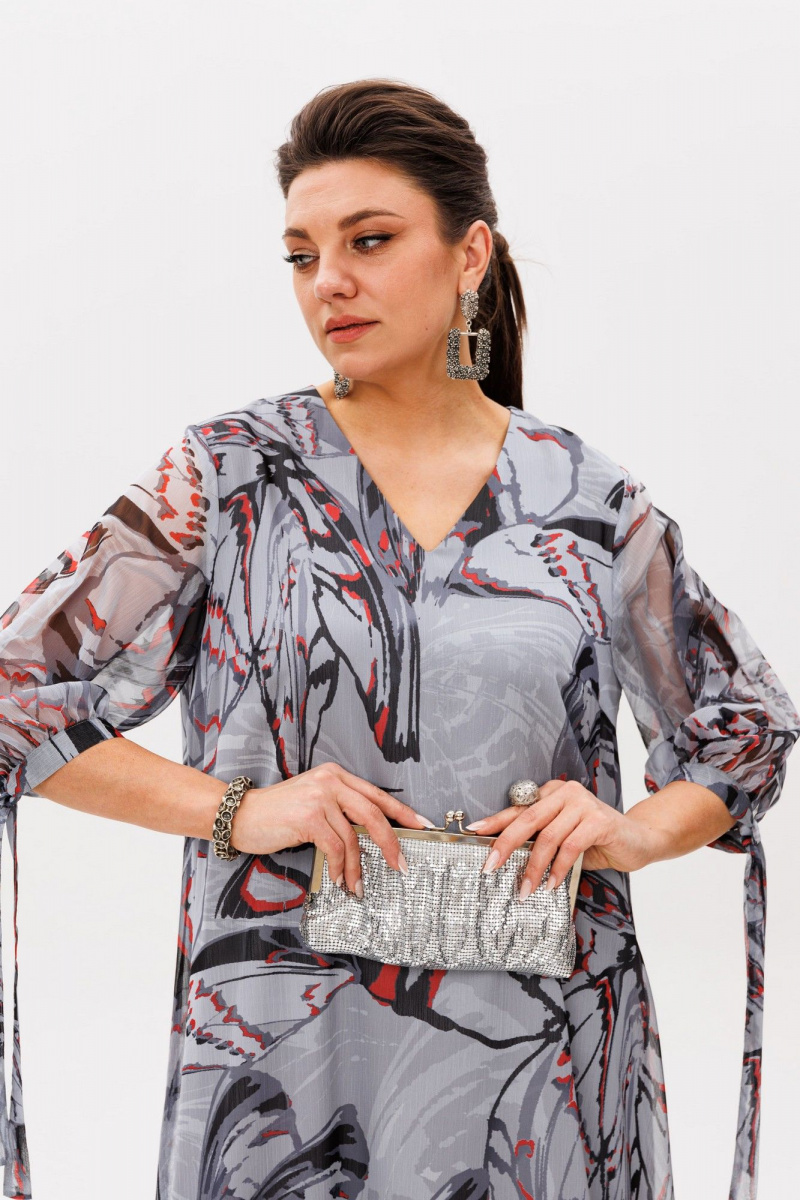 Платья Anelli 1535 красные_бабочки