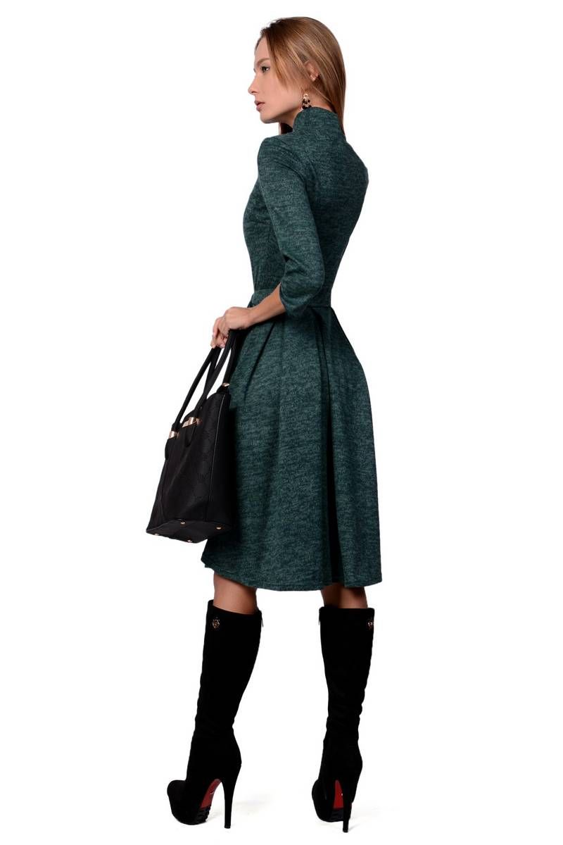 Платье PATRICIA by La Cafe NY1885 темно-зеленый