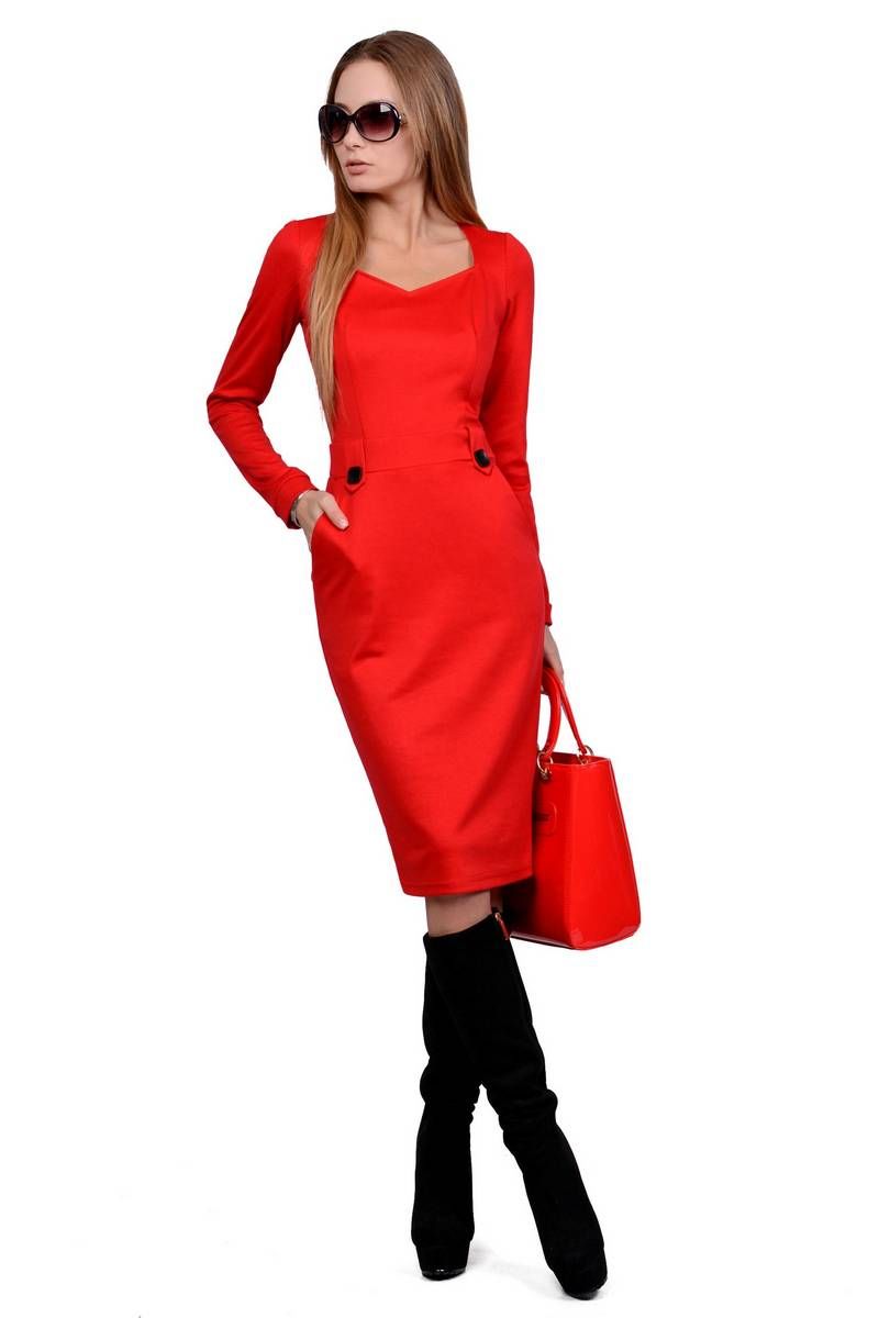 Платье PATRICIA by La Cafe NY14753 красный