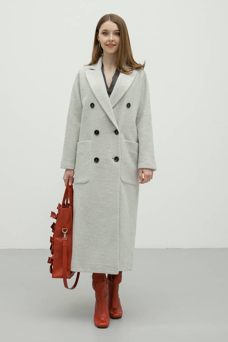 Женское пальто Bugalux 938 164-серый