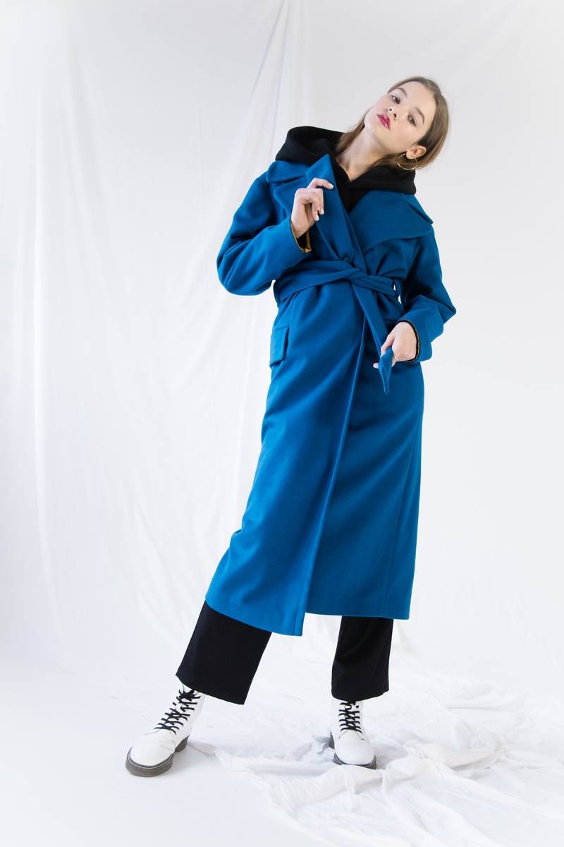Женское пальто TSURAN COATBK1 синий