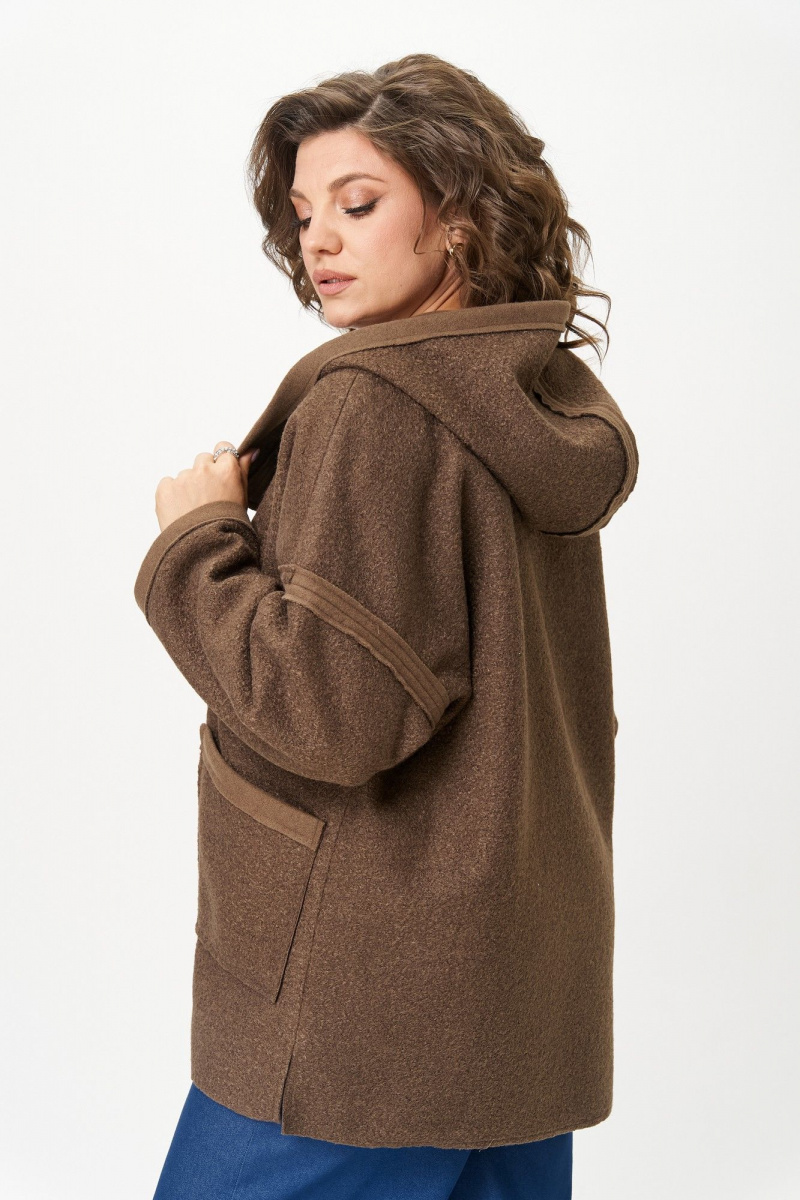 Женская куртка Michel chic 360/1 кофейный