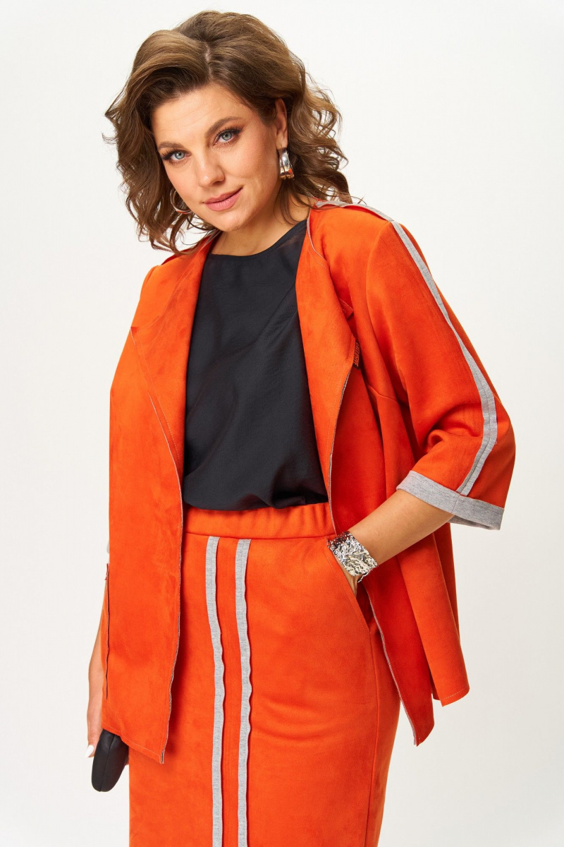 Юбочный костюм Michel chic 1388/1 терракот
