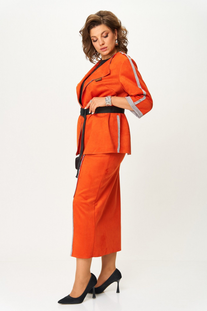 Юбочный костюм Michel chic 1388/1 терракот