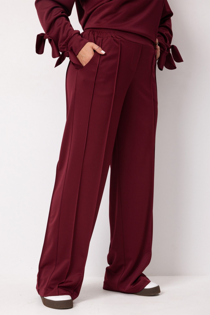 Брючный комплект BegiModa 3098 вишневый