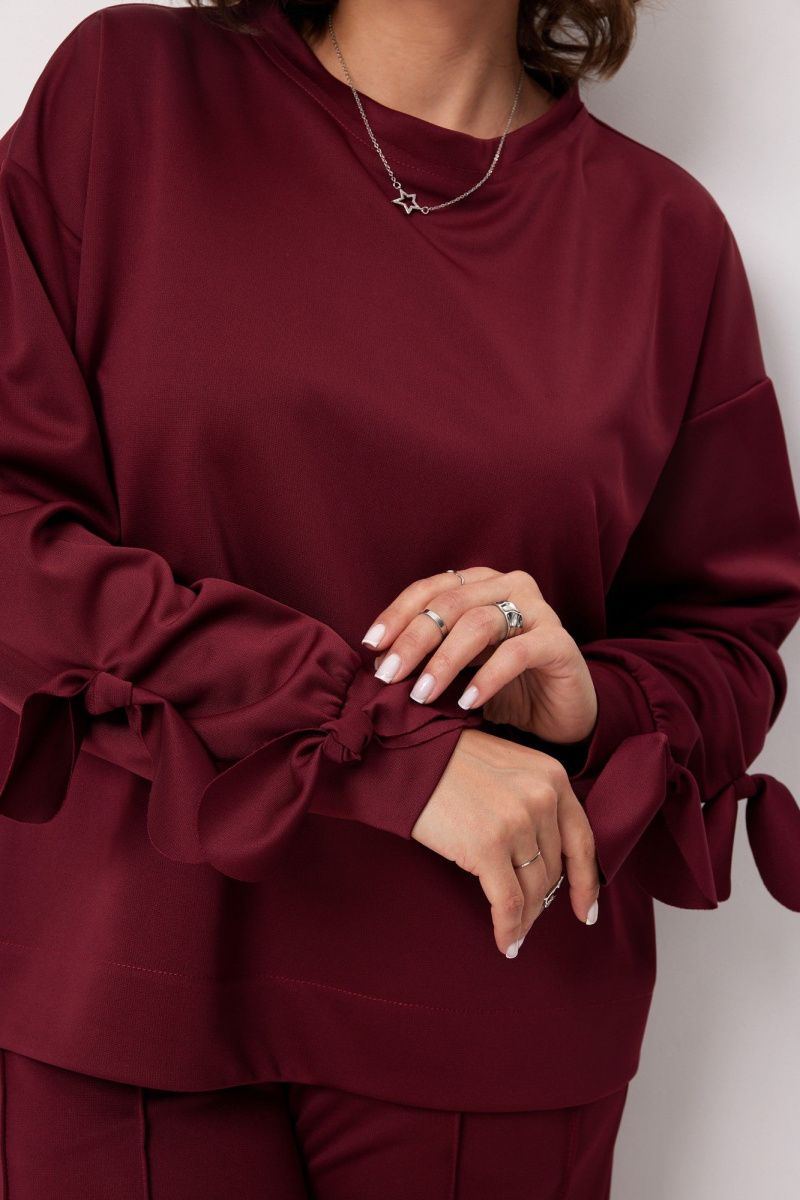 Брючный комплект BegiModa 3098 вишневый