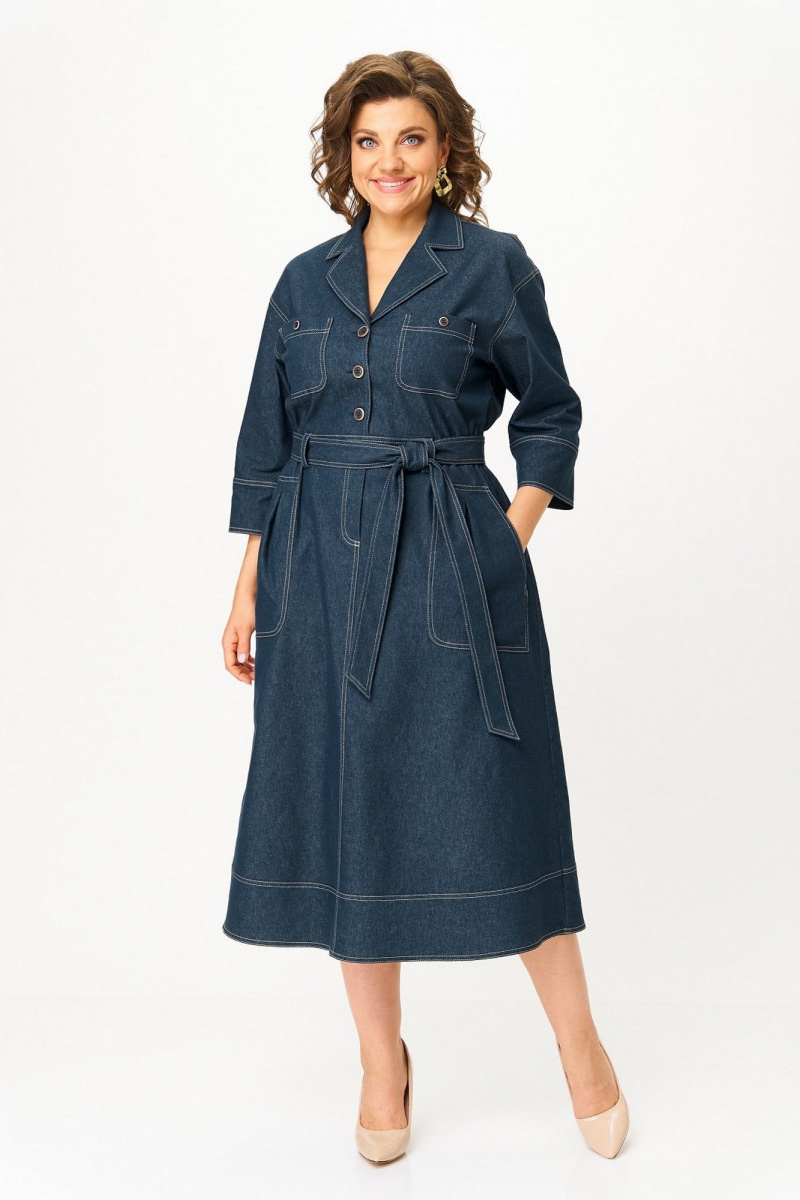 Платья Koketka i K 1501 джинсовый
