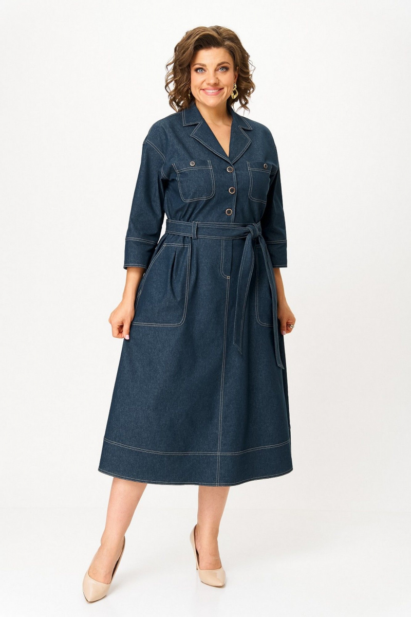 Платья Koketka i K 1501 джинсовый