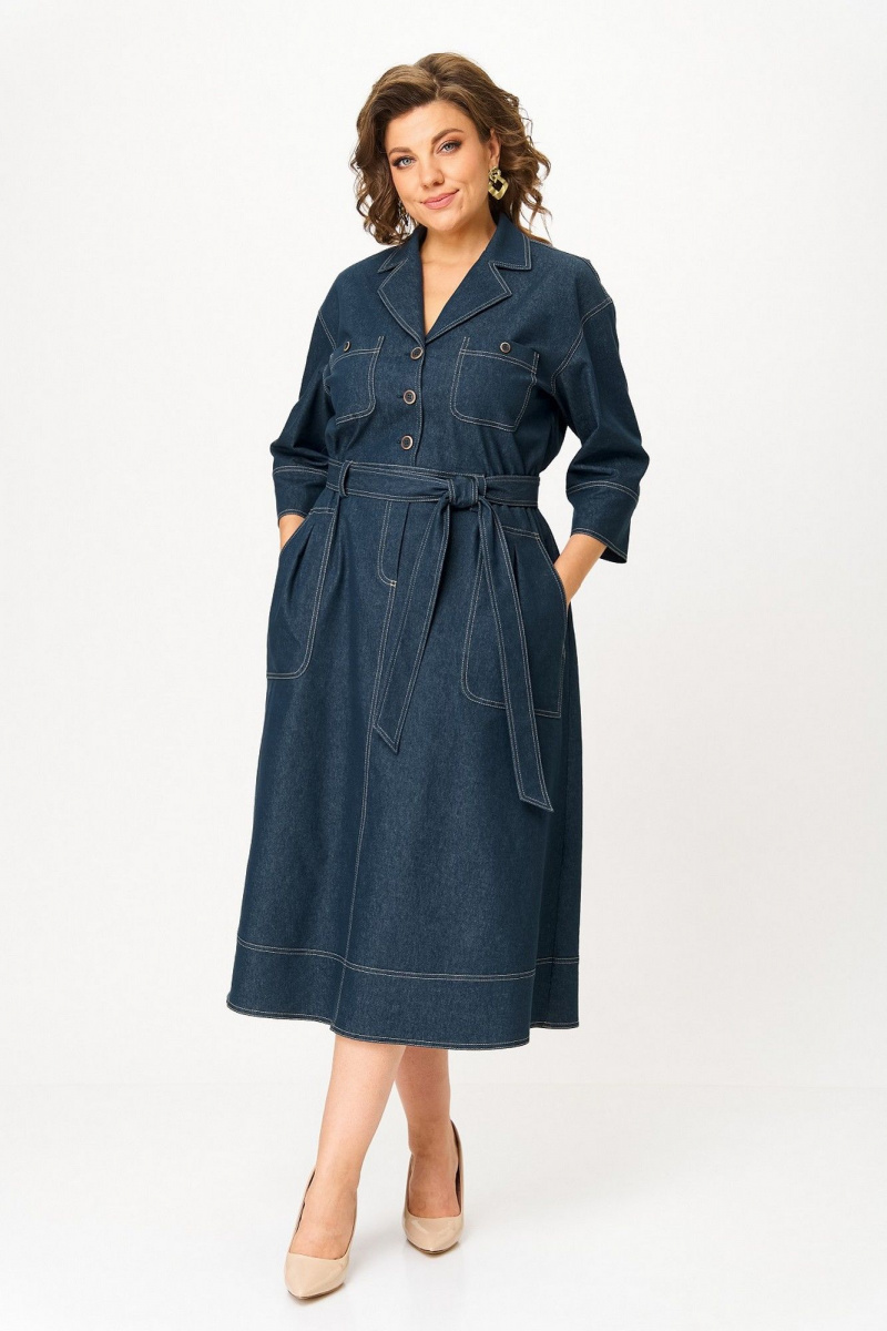 Платья Koketka i K 1501 джинсовый