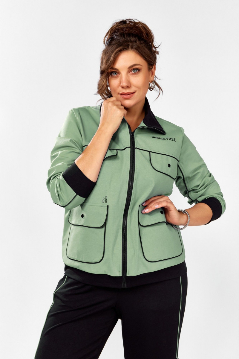 Костюмы Lady Secret 2981/1 черный+фисташка