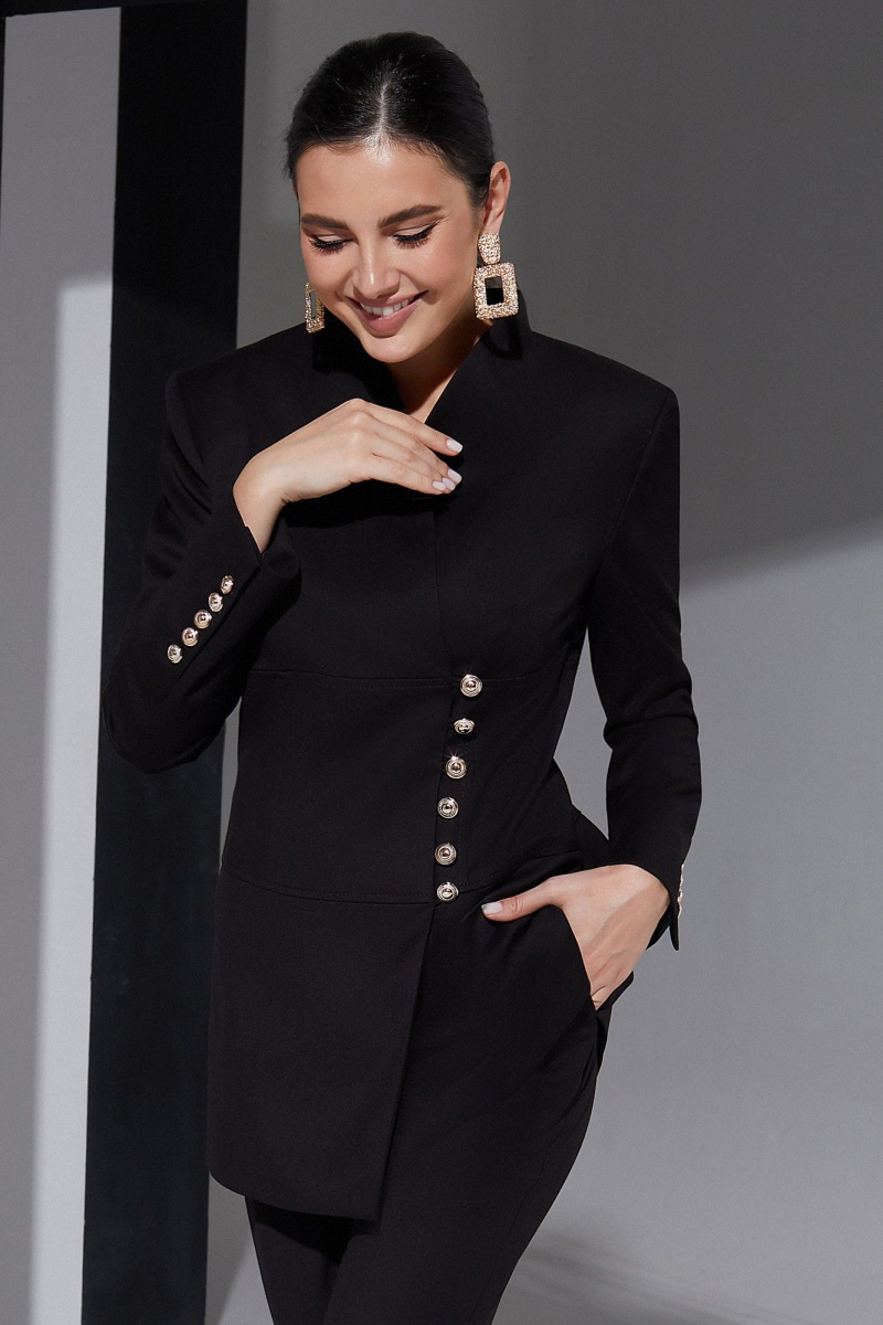 Брючный костюм Lissana 4957/1 чёрный