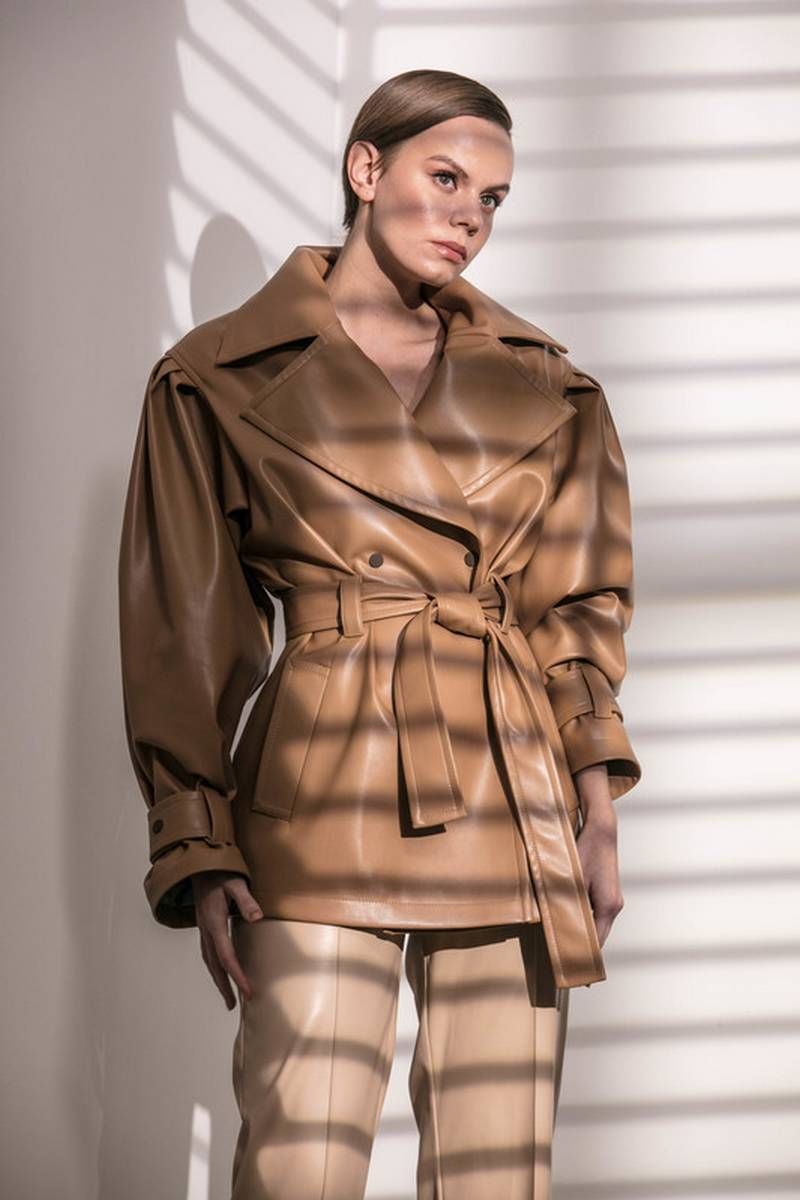 Женская куртка MUA 36-043-brown