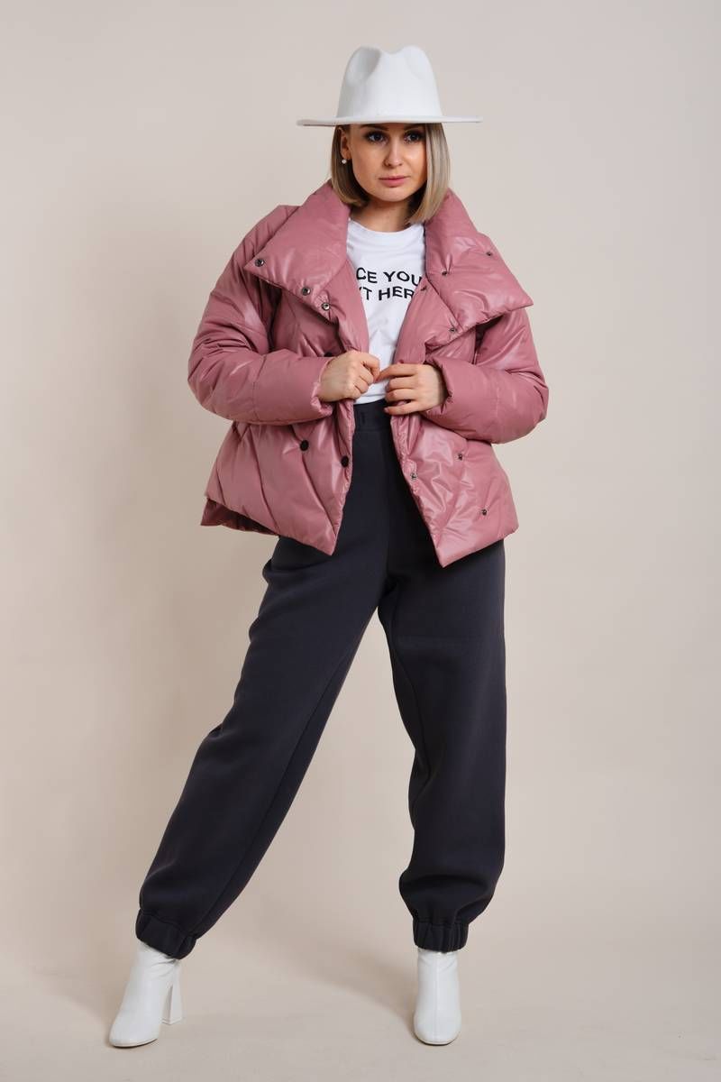 Женская куртка Winkler’s World 602к серо-розовый