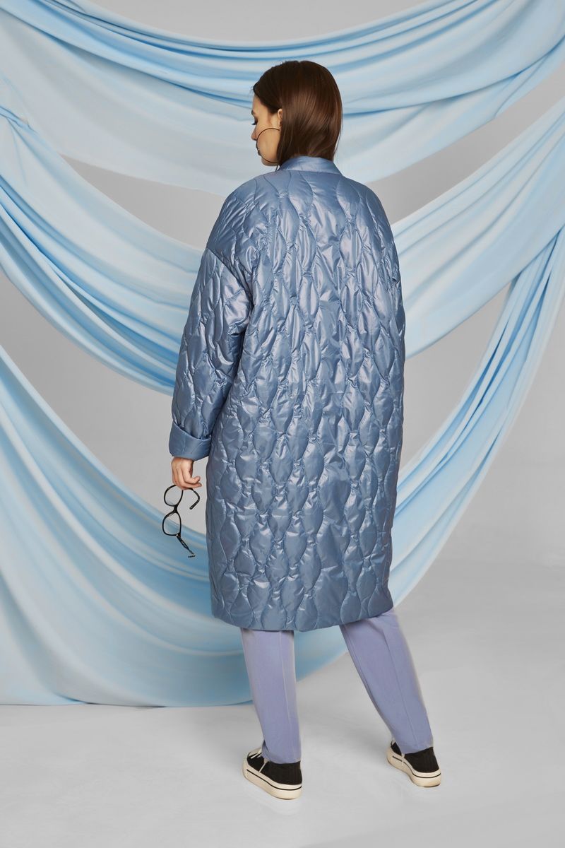 Женское пальто ELLETTO LIFE 3460 синий