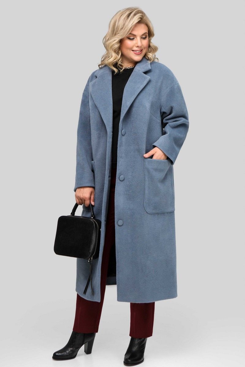 Женское пальто Pretty 1932 холодный_голубой