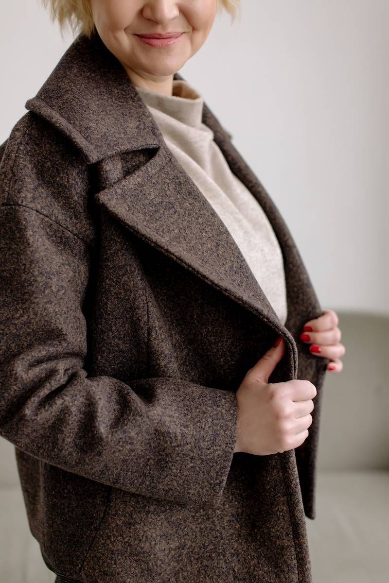 Женское пальто Ivera 637 коричневый