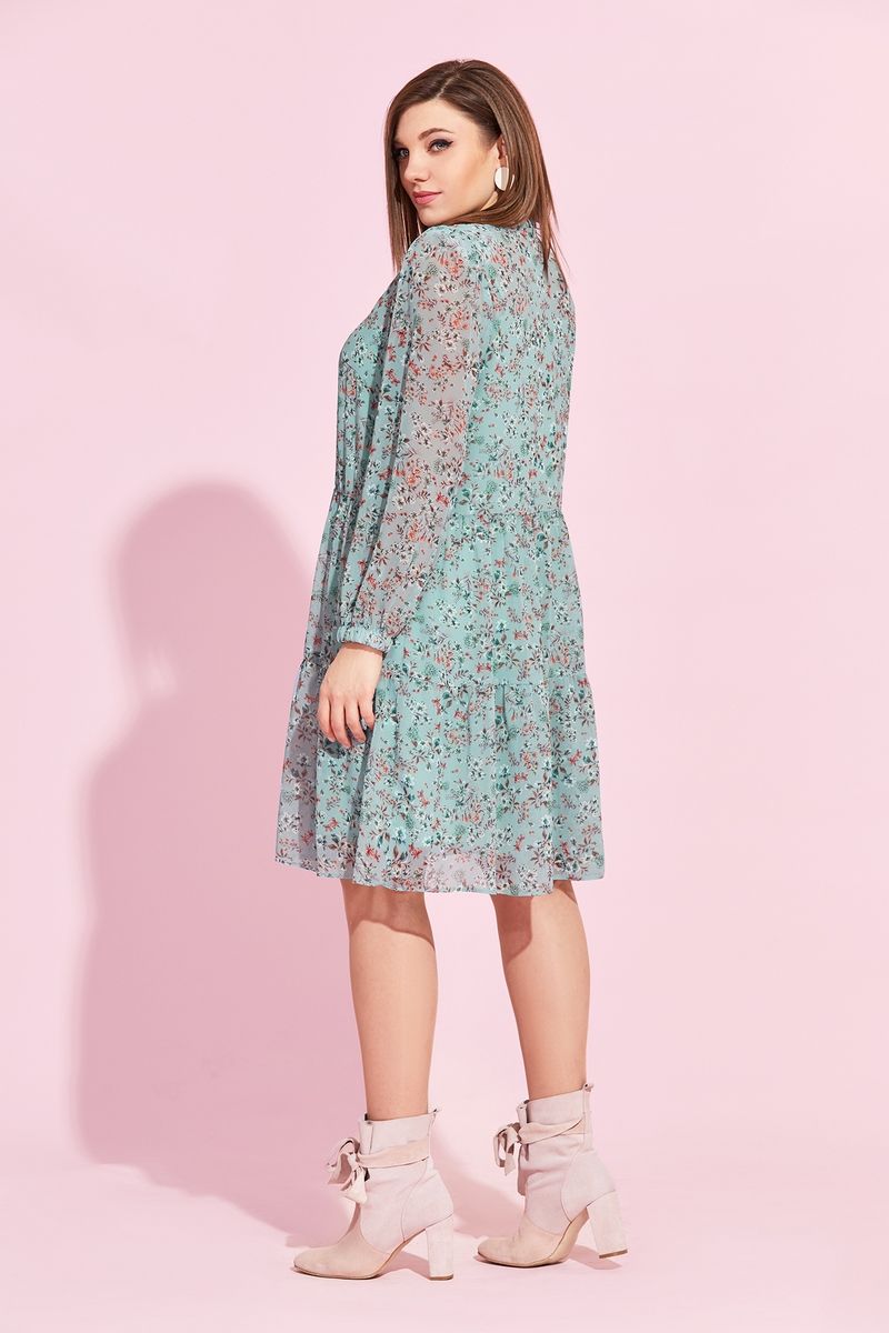 Платье Милора-стиль 848 цветочный_принт