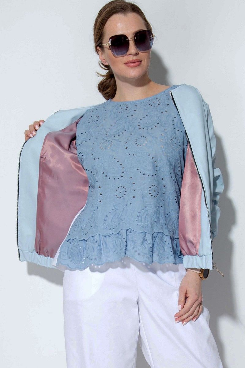 Женская куртка SOVA 11088 светло-голубой