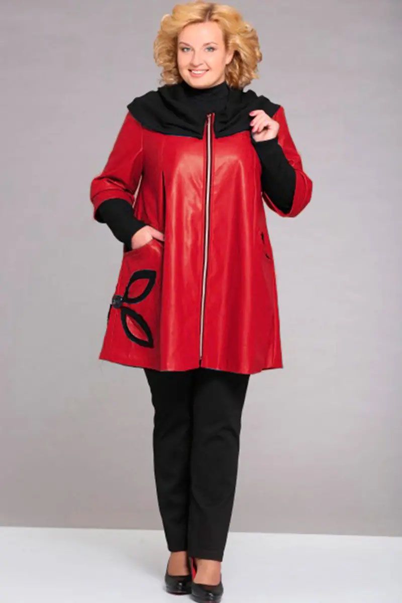 Женское пальто Michel chic 346 красный