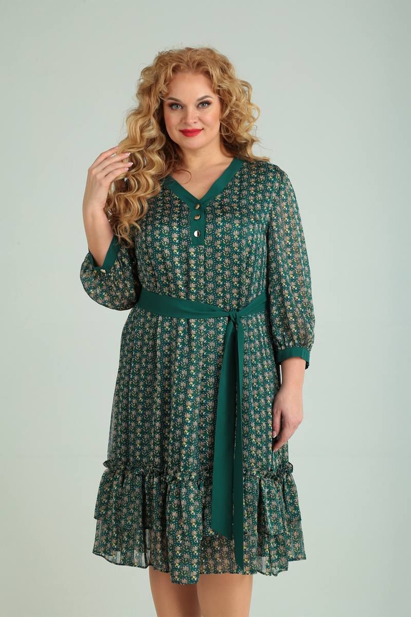 Платье Moda Versal П2173 зеленый