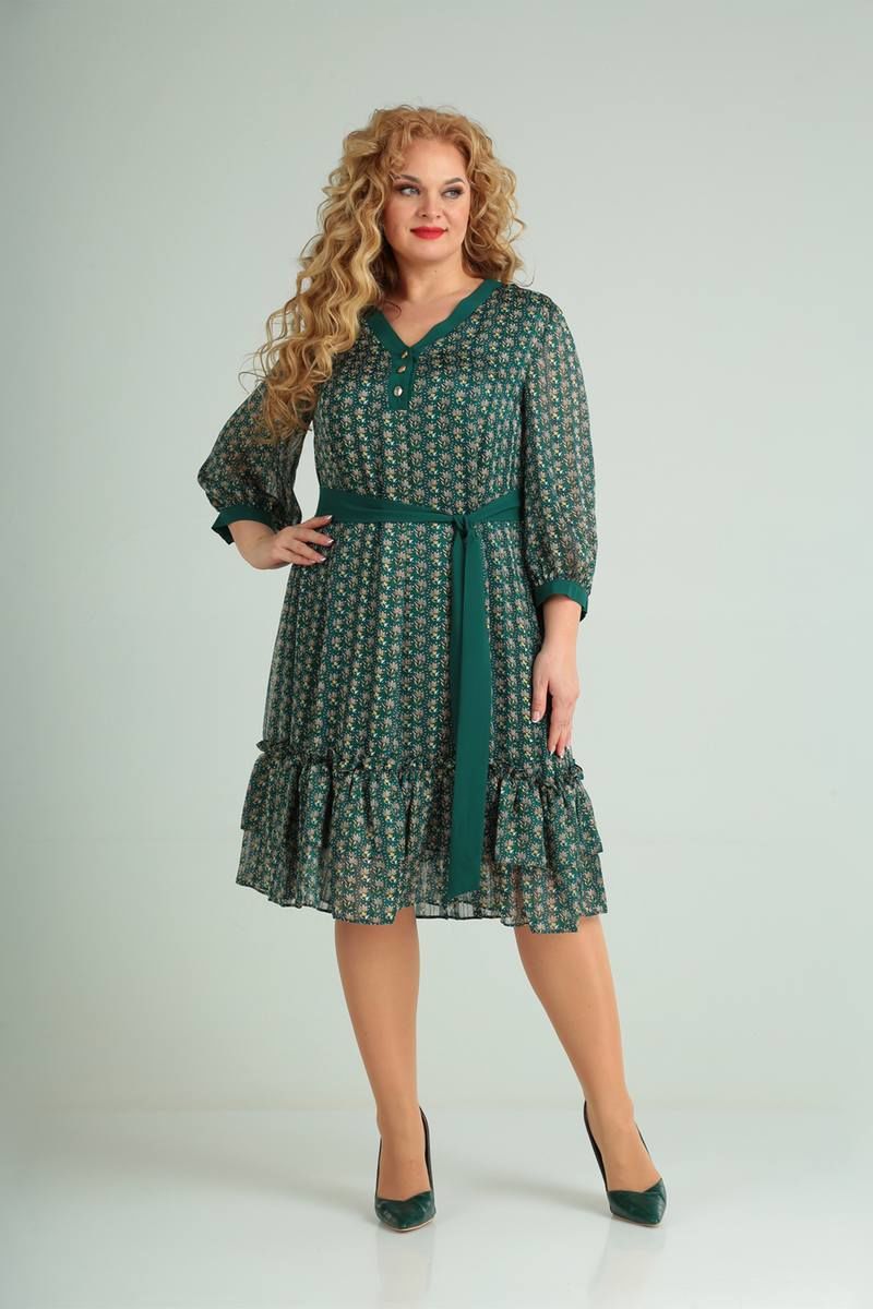 Платье Moda Versal П2173 зеленый