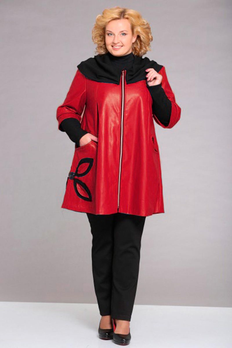 Женское пальто Michel chic 346 красный