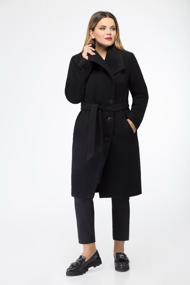 Женское пальто DaLi 2192 черный