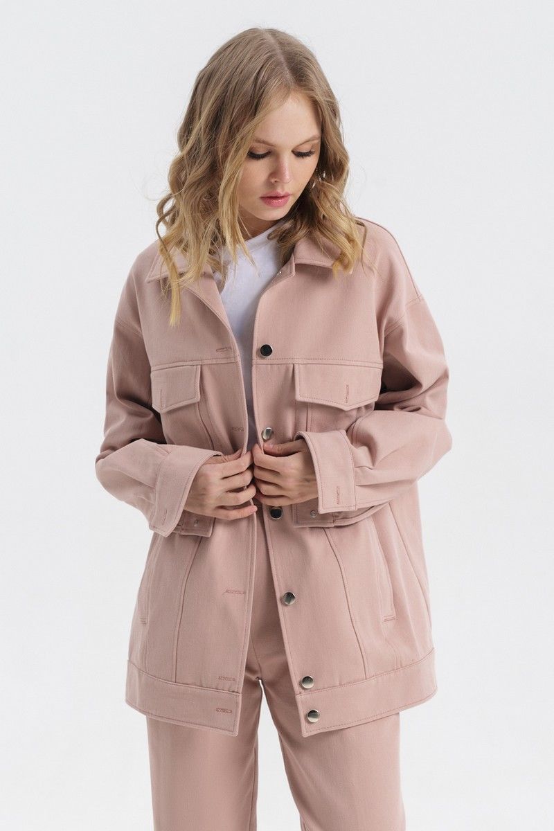 Женская куртка PiRS 2766 розовый