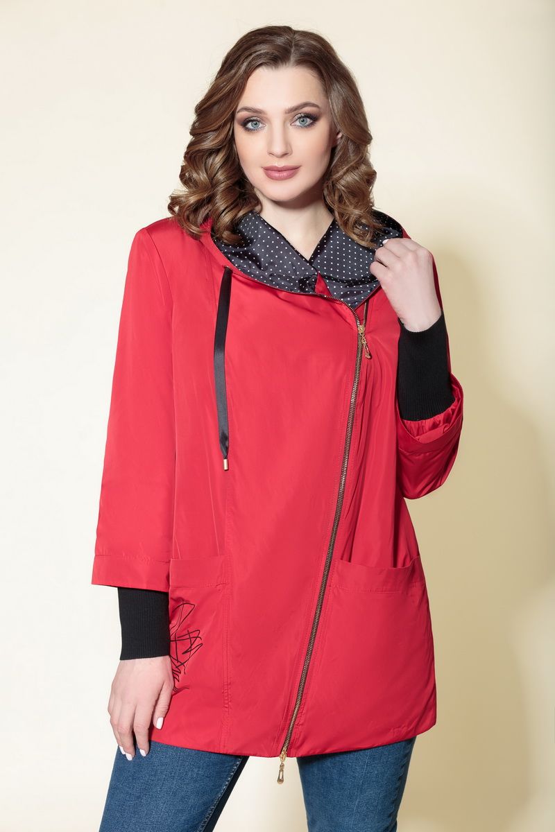 Женская куртка DaLi 2519 красный