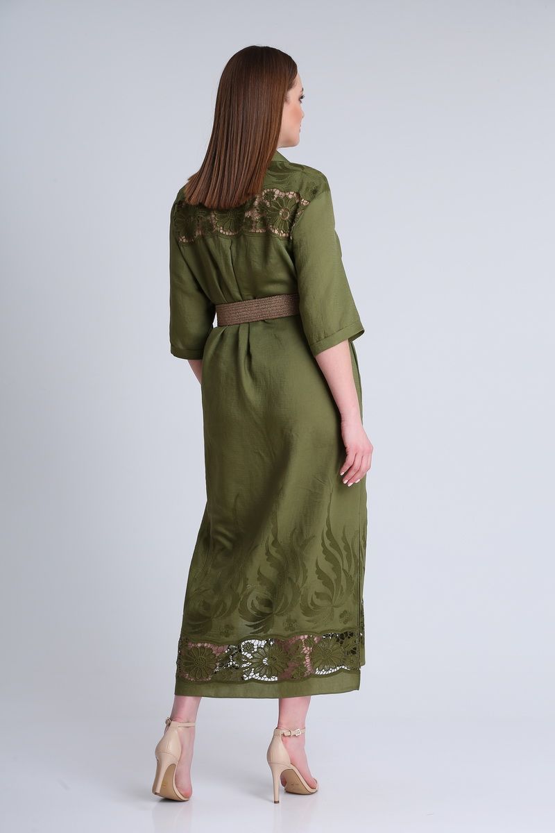 Платья Andrea Style 0350 зеленый