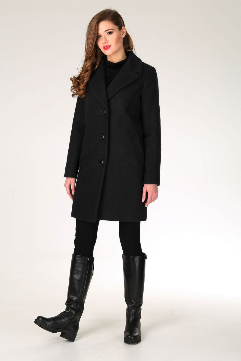Женское пальто Диомант 1139 черный