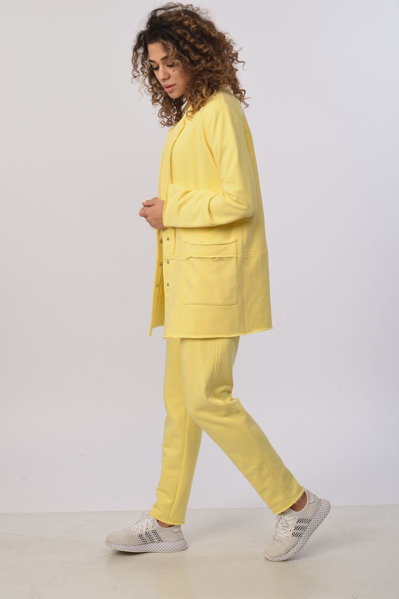 Брючный костюм Диомант 1655 желтый