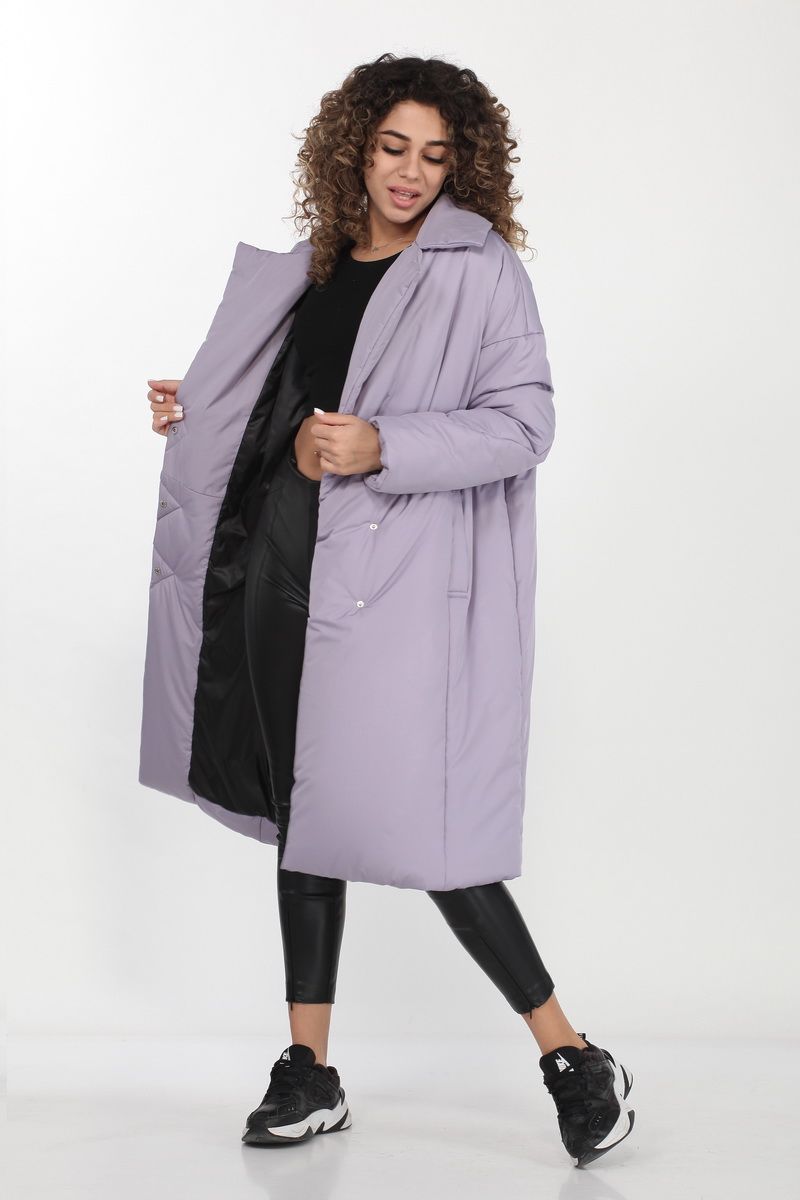 Женское пальто DOGGI 6300 лаванда