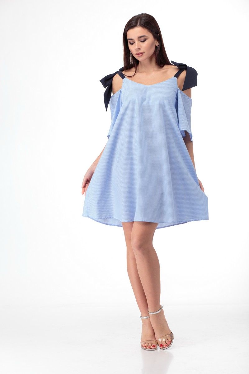 Платья Anelli 867 голубой