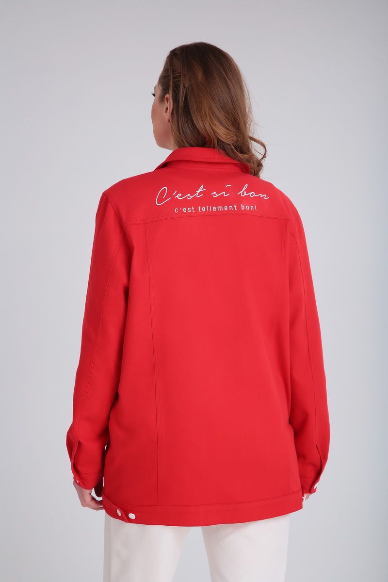 Женская куртка Andrea Style 0358 красный