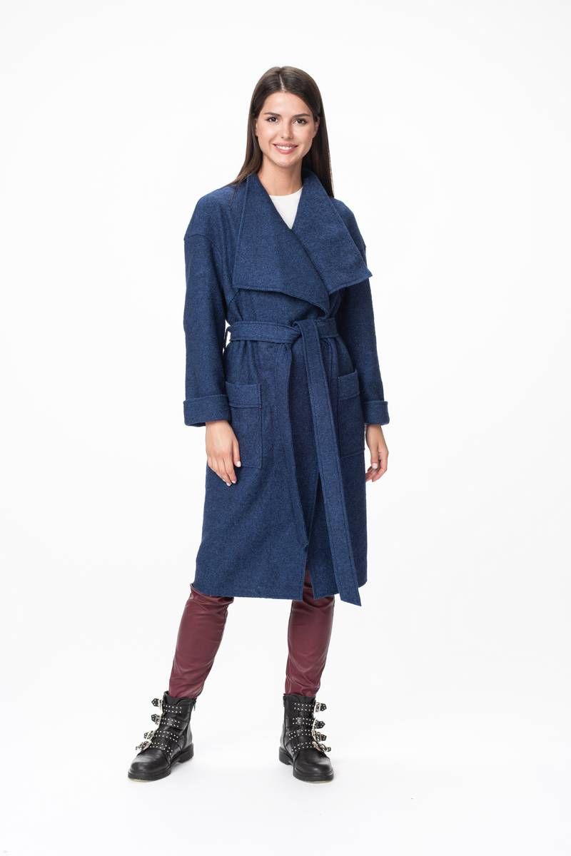 Женское пальто Stilville 1673 синий