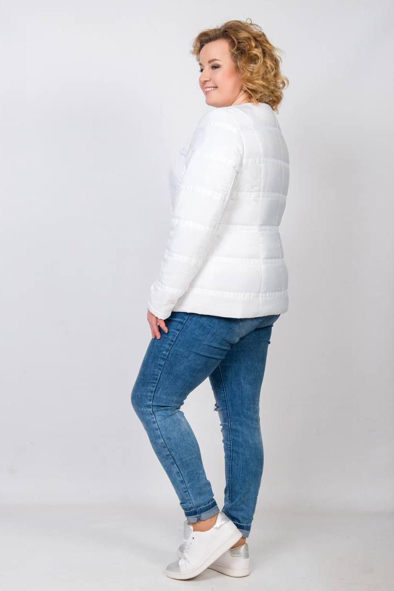 Женская куртка TrikoTex Stil Л1507 белый