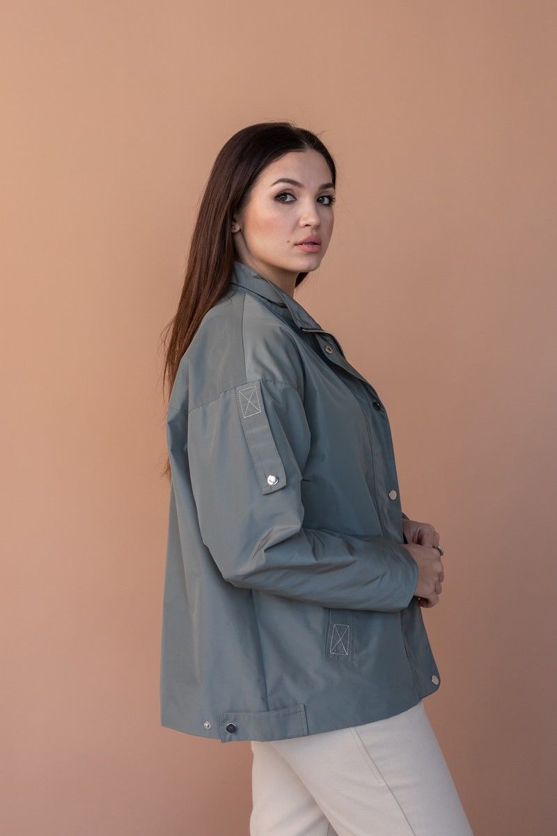 Женская куртка Angelina 637-2 олива