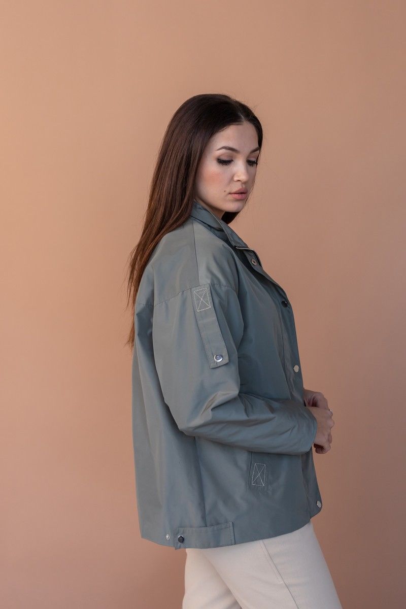 Женская куртка Angelina 637-2 олива