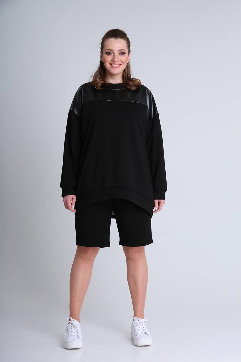 Женский комплект с шортами Bliss 2025 черный