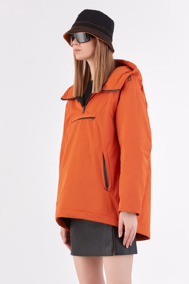 Женская куртка Lakbi 52126 оранжевый