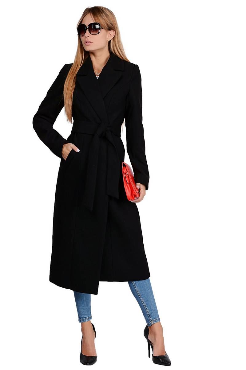 Женское пальто PATRICIA by La Cafe NY14825 черный,черный